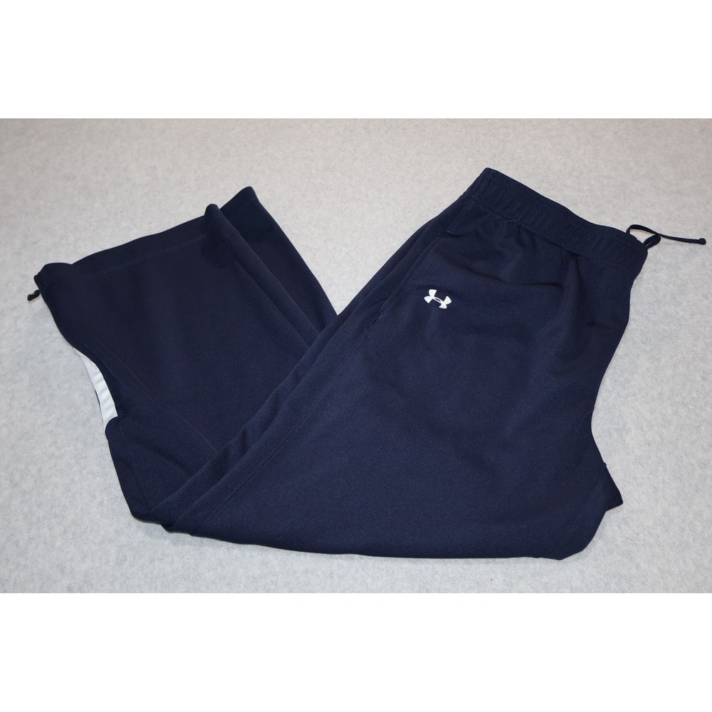 Under Armour Gym Pants Mens XL Navy Blue Loose Fit AllSeasonGear Workout
